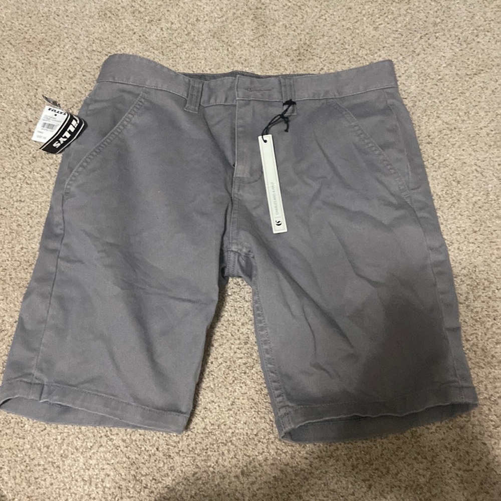 Mens gray khaki shorts